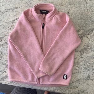 Girls Reima fleece jacket